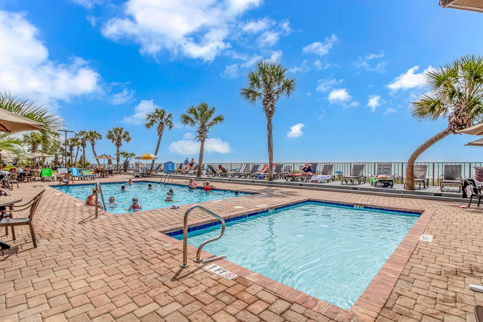 Ocean Front Queen Suite With Panoramic Views! - Compass Cove Unit 964 미를 비치 외부 사진