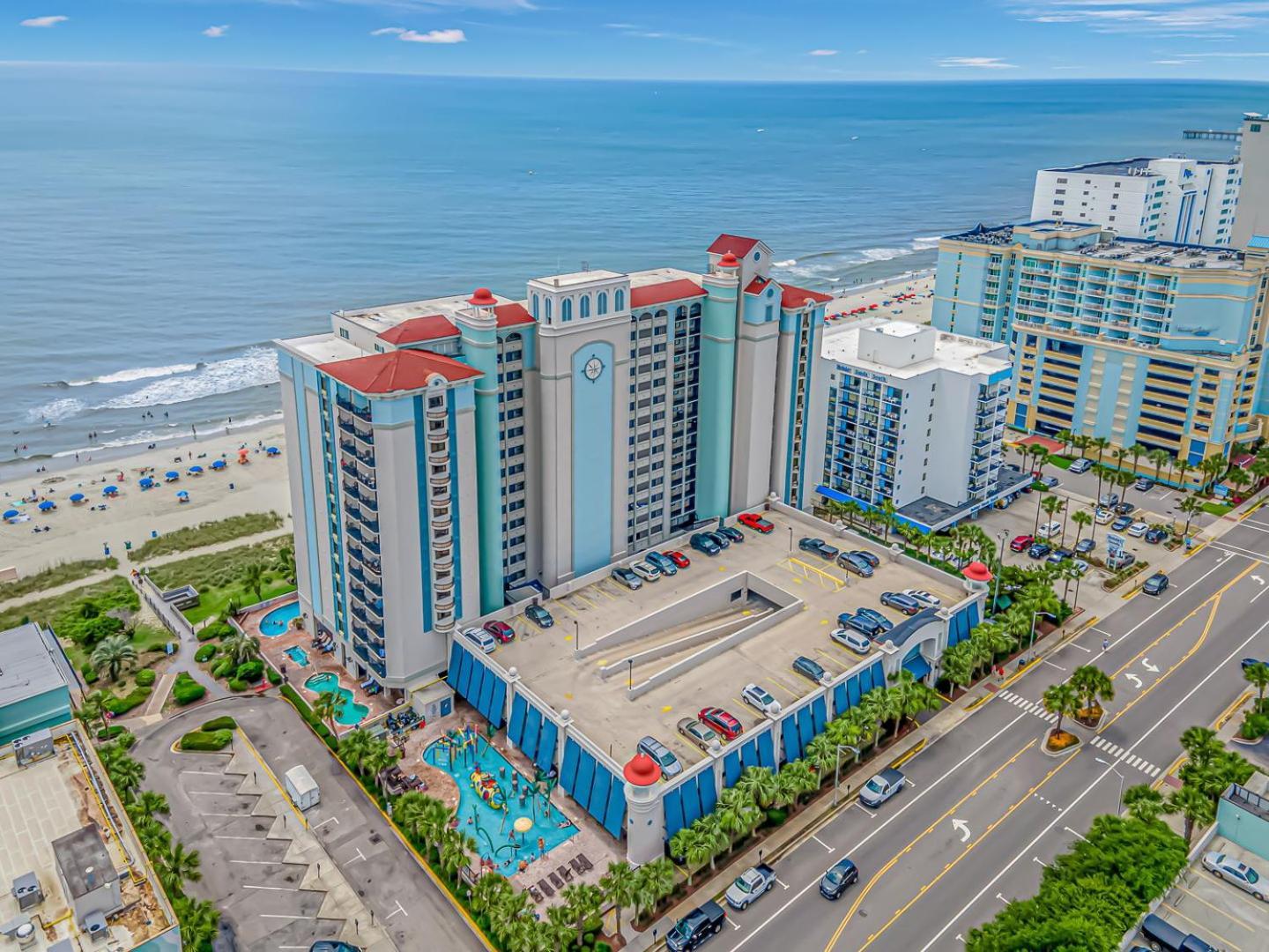 Ocean Front Queen Suite With Panoramic Views! - Compass Cove Unit 964 미를 비치 외부 사진