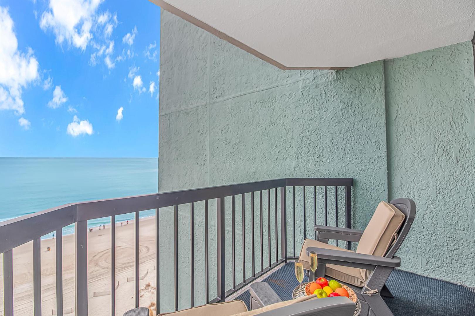 Ocean Front Queen Suite With Panoramic Views! - Compass Cove Unit 964 미를 비치 외부 사진