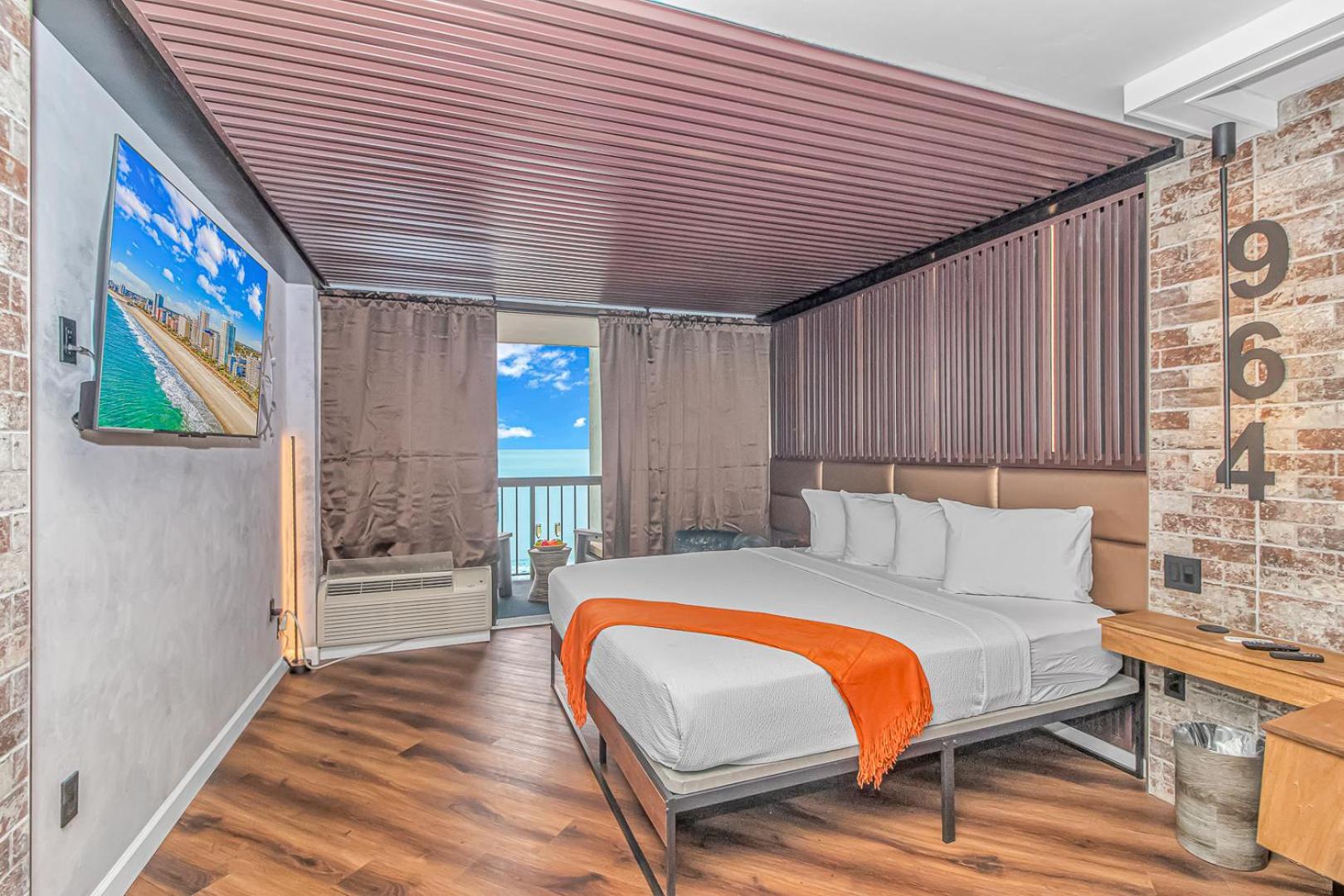 Ocean Front Queen Suite With Panoramic Views! - Compass Cove Unit 964 미를 비치 외부 사진